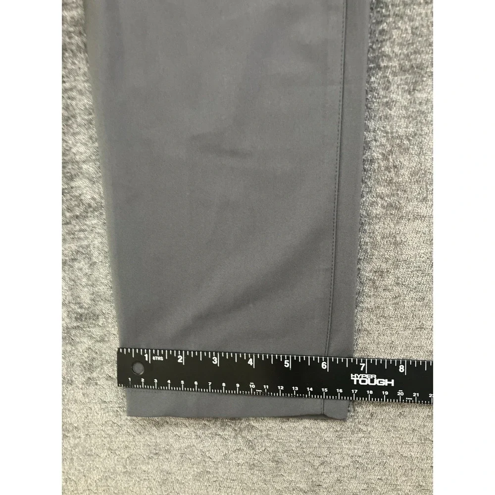 Fresh Clean Threads Chino Pants Men 32x32 Gray High Rise Flat Front Straight Leg